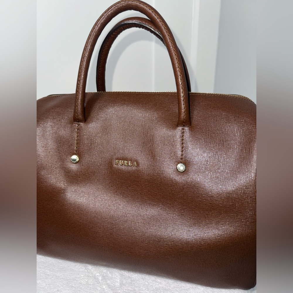 FURLA Handle Bag in Brown - Picture 3 of 8